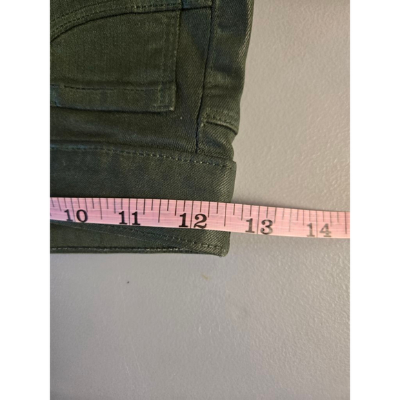 Women's L'AGENCE Green Coated Skinny Jeans Size 25 - Picture 9 of 9